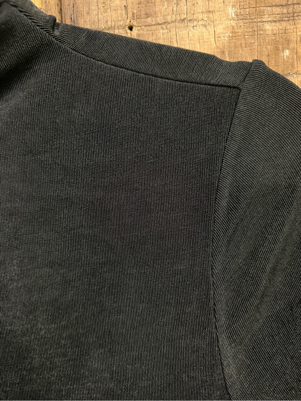 SER.O.YA Kim Maxi Dress Black Long-Sleeve Turtleneck gown Seroya Revolve L - Picture 8 of 9